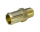 Alloy Straight Union 1/4 NPT - 15mm