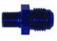 Alloy Straight Male - Male Union M10 x 1 - JIC6 (Blue)