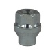 Steel Open End Wheel Nut with Shank 60 Deg